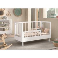 GITTERBETT Forrest Weiß 70x140cm - Weiß, MODERN, Holz (70/140cm) - Vipack