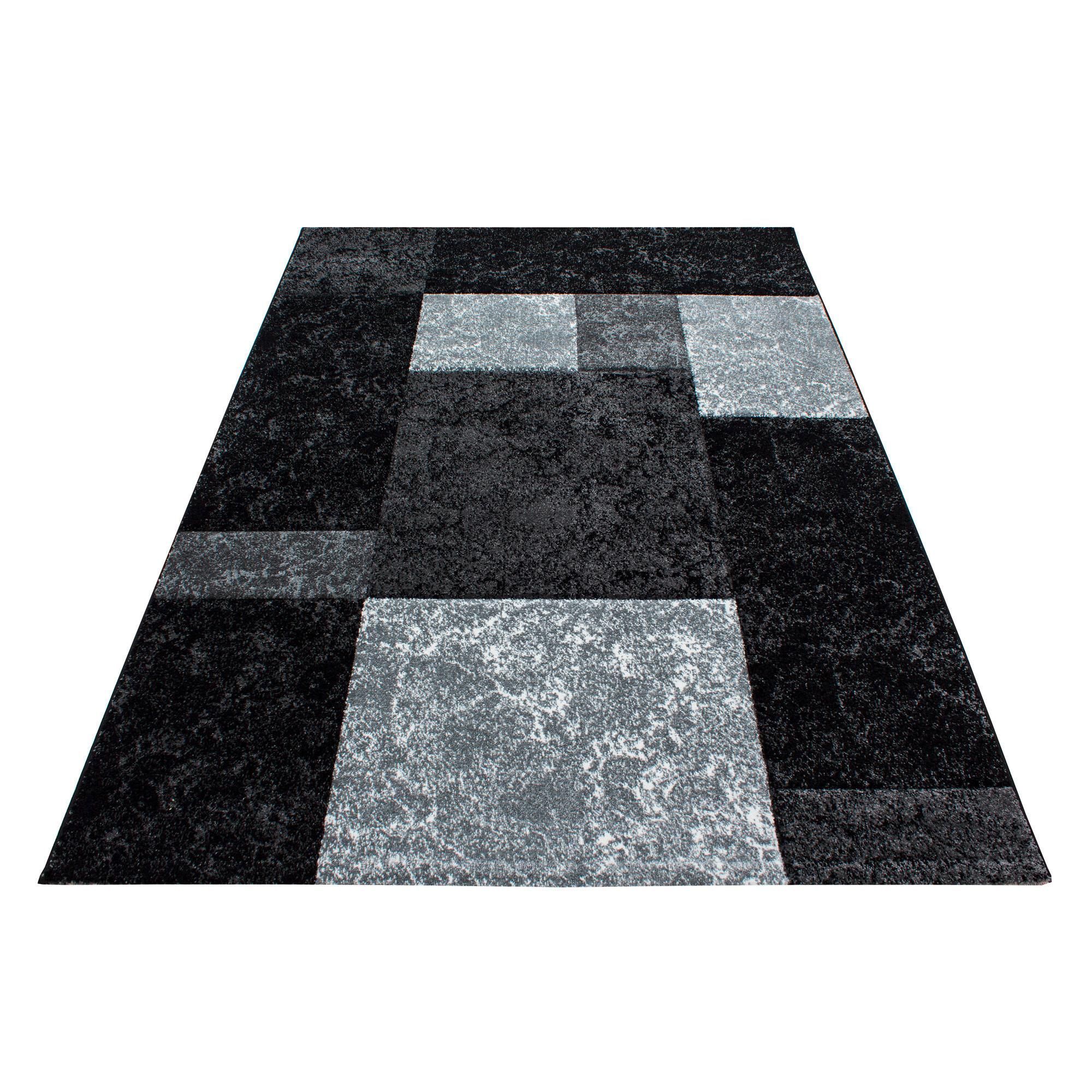 Flachwebteppich Hawaii - Schwarz, Design, Textil (140/200cm) - Novel