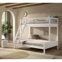 Etagenbett Forrest Weiß 90/140x200cm - Weiß/Naturfarben, MODERN, Holz (90/140/200cm) - Vipack