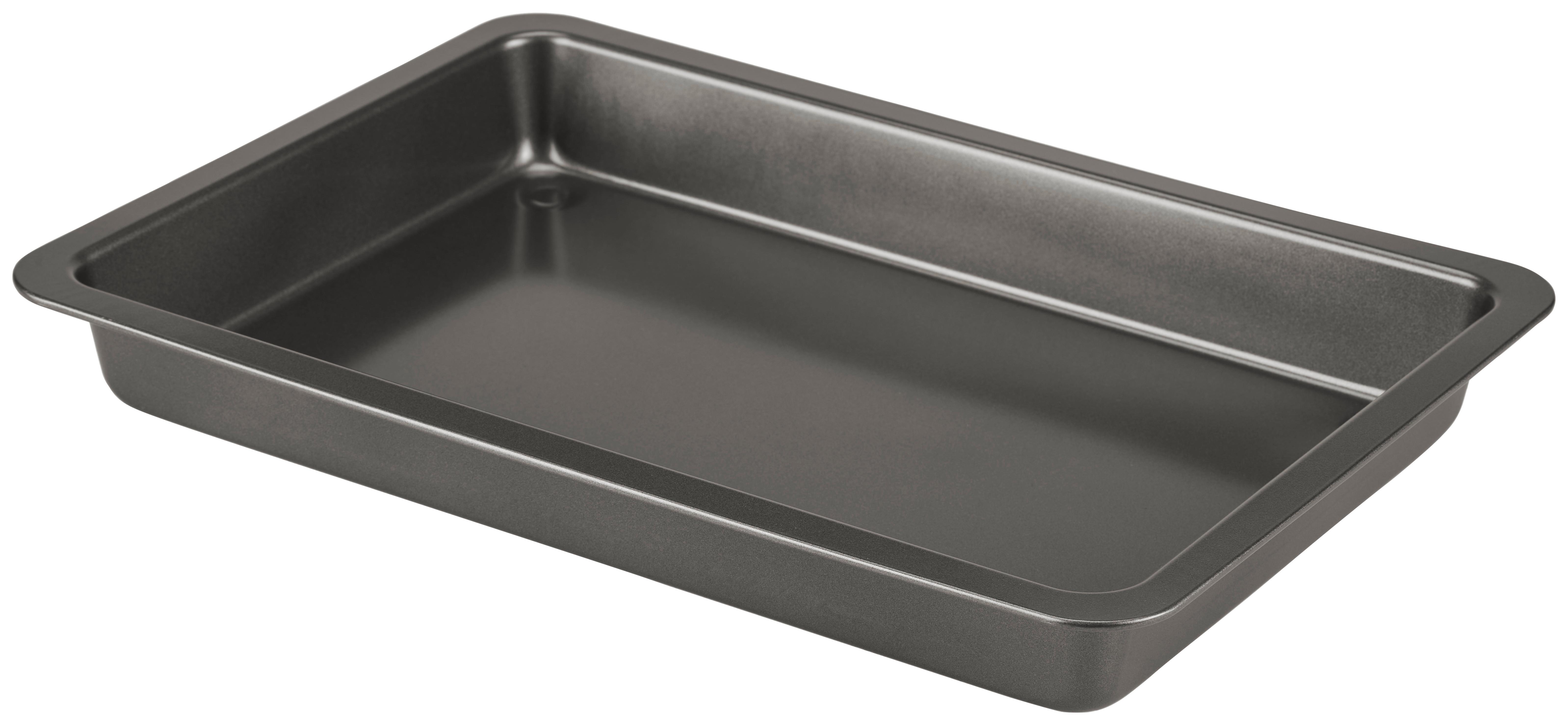 Backblech BxL 42x29 cm Antihaftbeschichtet - Dunkelgrau, Basics, Metall (42/29/5cm) - James Wood