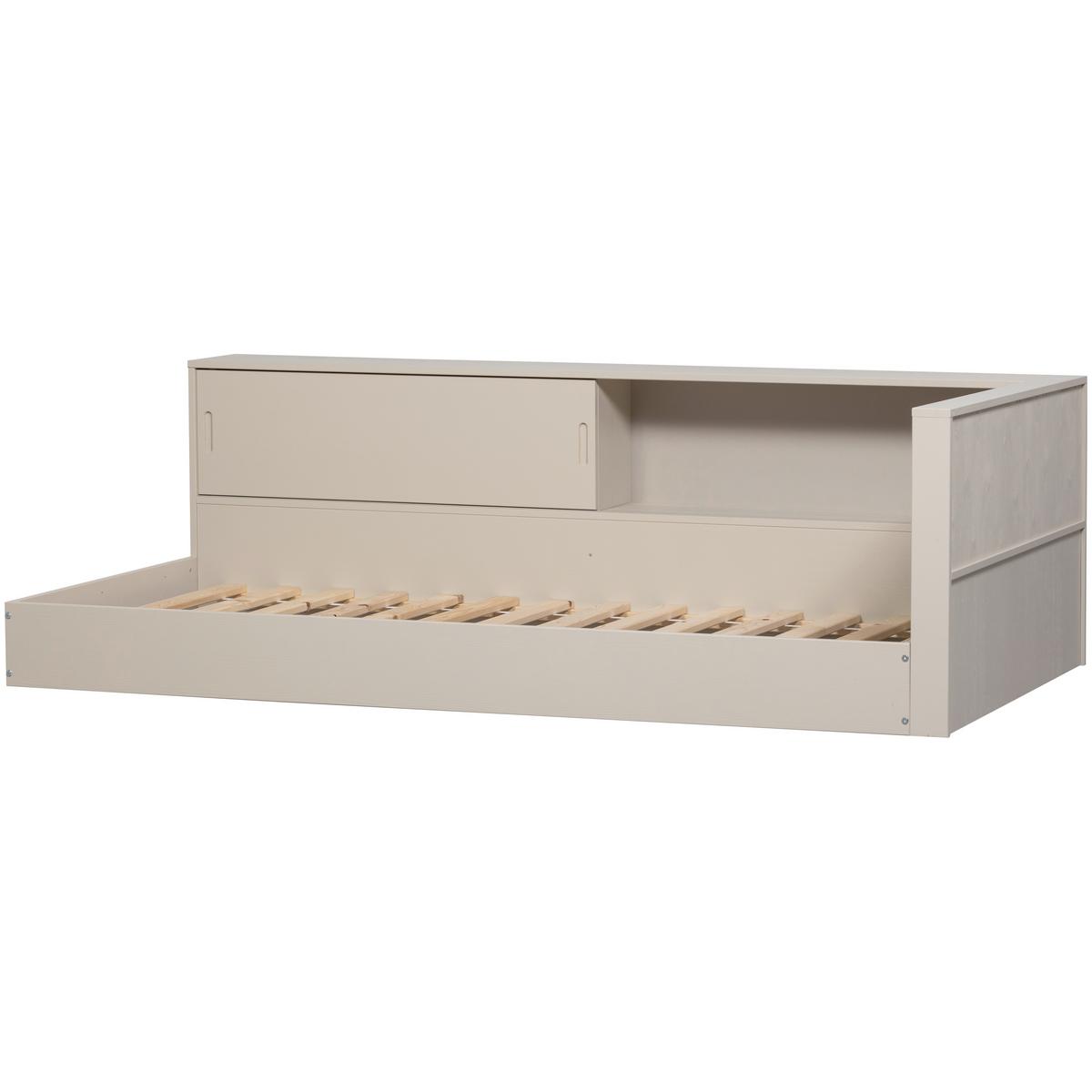 BODENBETT. Carter Grau 90x200cm - Grau, Basics, Holz (90/200cm) - MID.YOU