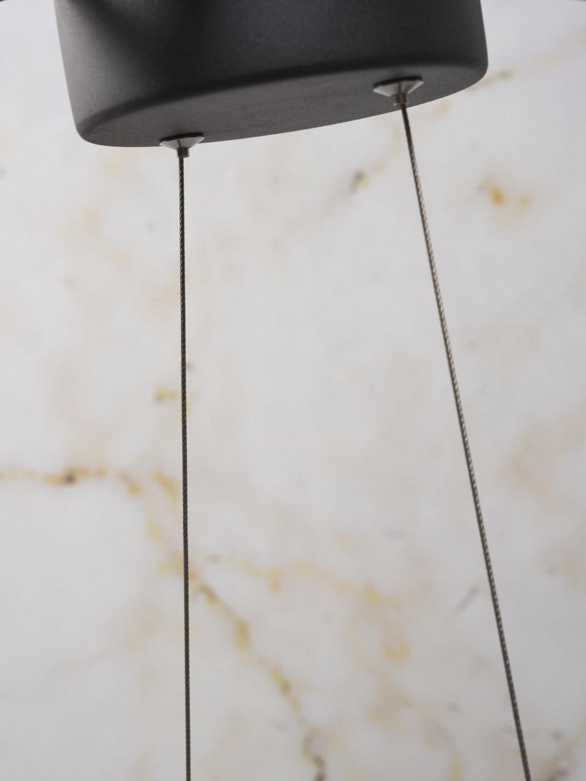 Hängeleuchte Biarritz H: 67 cm 6-Flammig Schwenkbar/Kürzbar - Schwarz, Design, Metall (120/26/67cm) - It's about Romi