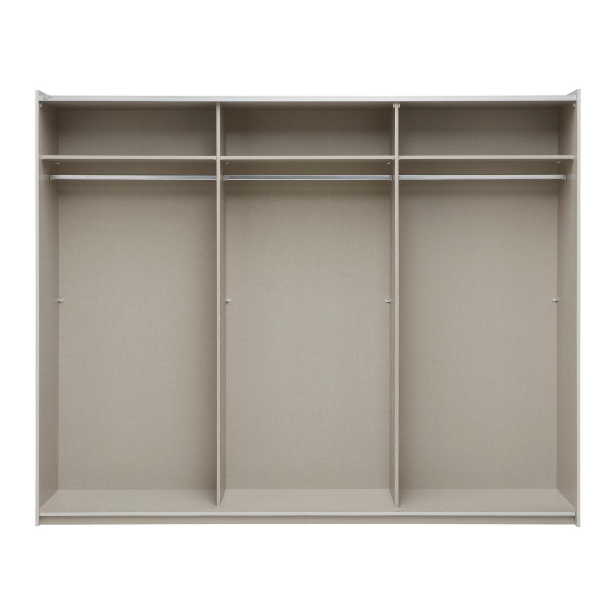 Skříň s posuv. dveřmi ELMAU šampanská/dub Artisan - dub artisan/šampaňská, Konvenční, kov/kompozitní dřevo (261/210/59cm) - Premium Living