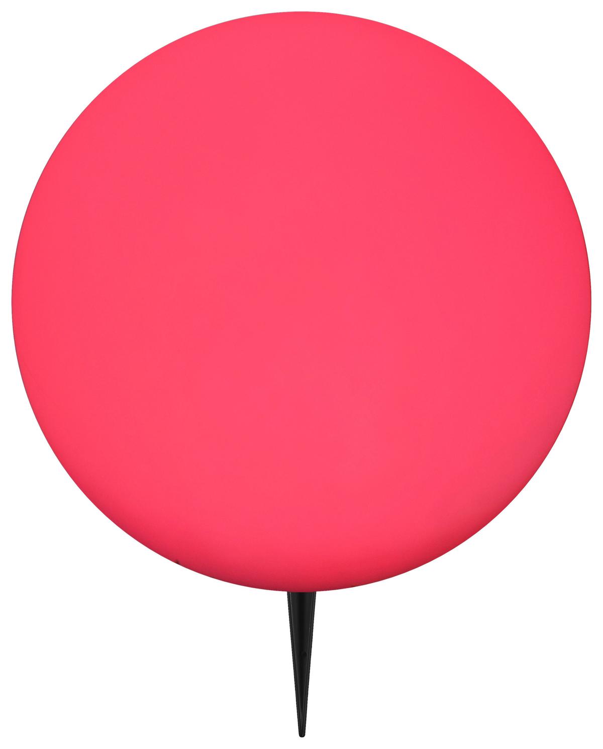 Solarleuchte Fiora - Schwarz/Weiß, MODERN, Kunststoff (30cm) - Homezone