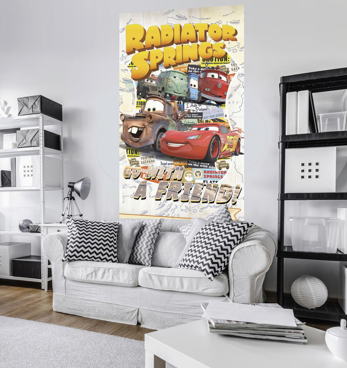 Vliestapete Cars Take The Open Road - Multicolor, Basics (120/200cm) - Komar