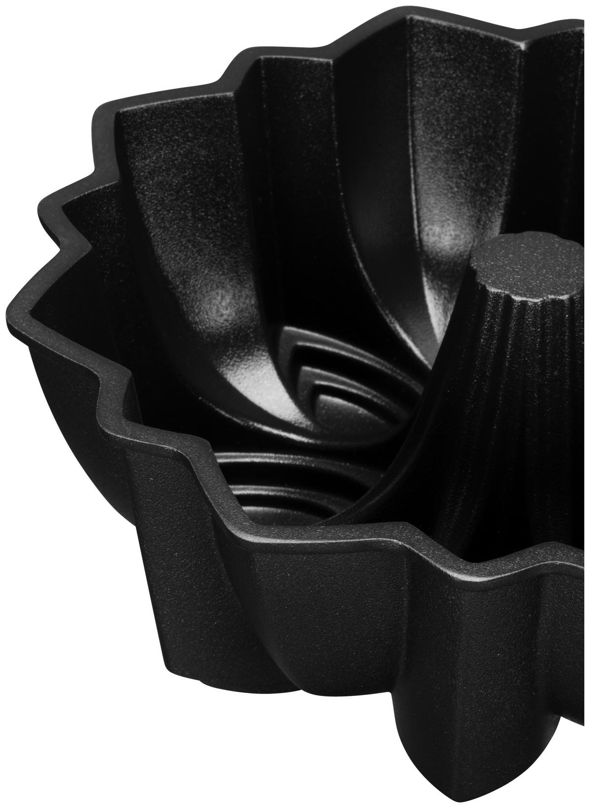 Kuglófforma Gia - fekete, Basics, fém (25/9,5cm) - James Wood
