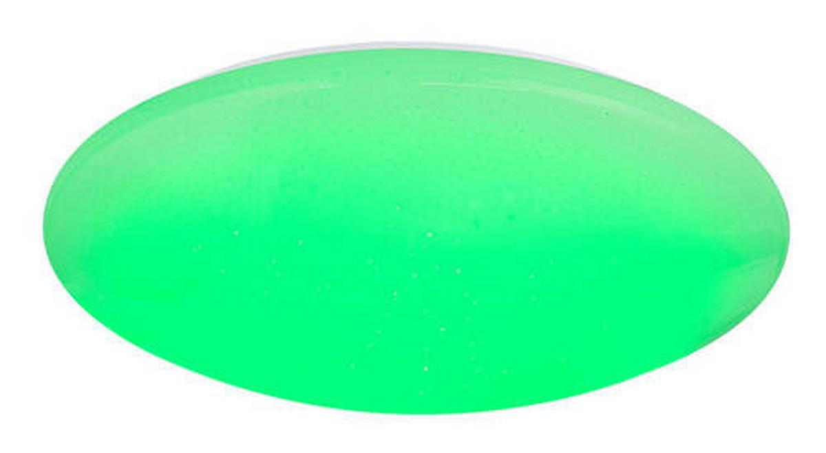 LED-Deckenleuchte Opal Weiß D: 50 cm - Opal/Weiß, Basics, Kunststoff/Metall (50/12cm) - Globo