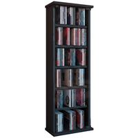 Cd Regal Mit Glastür Vetro 31 Cm Schwarz - Schwarz, KONVENTIONELL, Glas/Holzwerkstoff (31/92/18cm) - MID.YOU