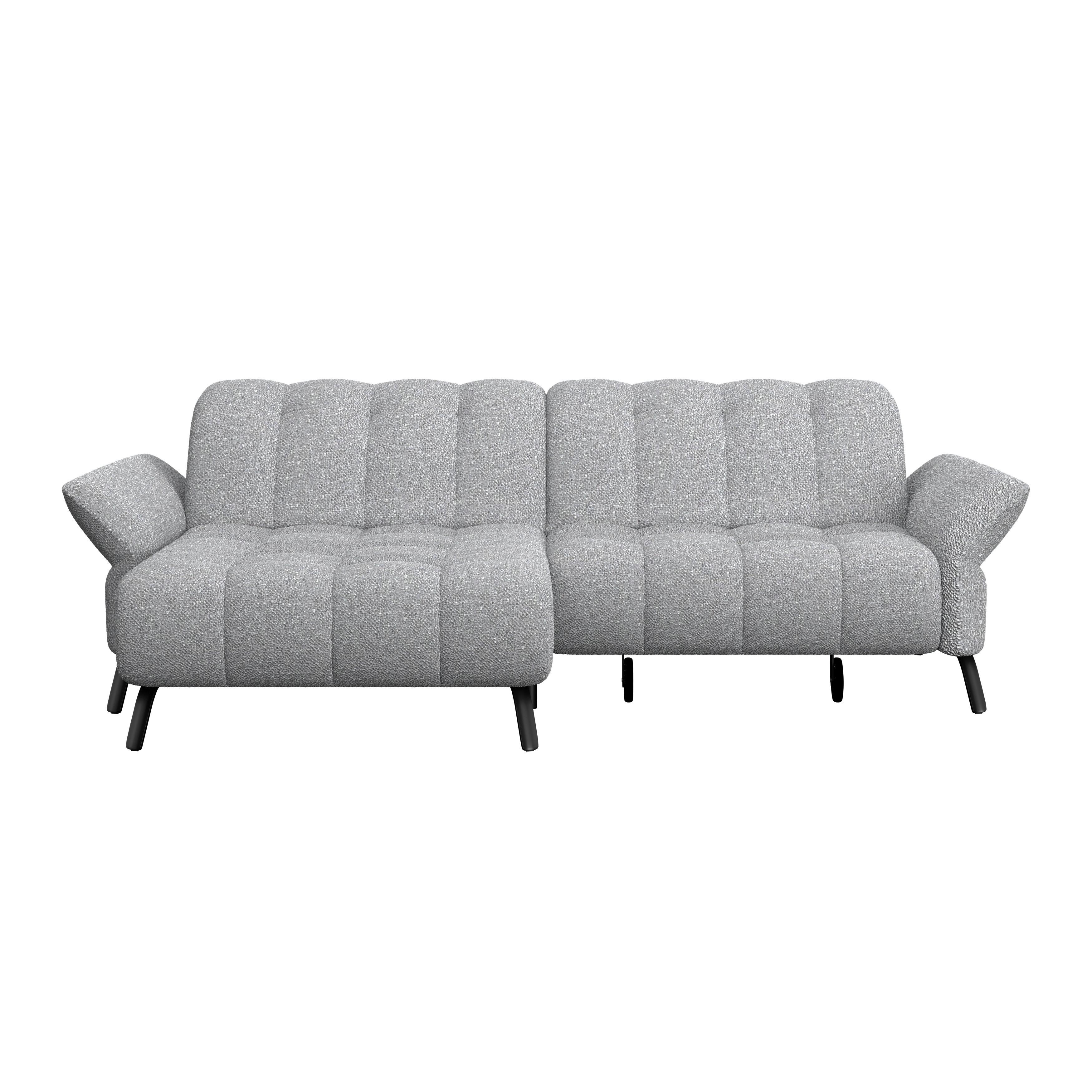 Ecksofa Coast Silber, 173x244cm