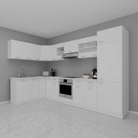 Eckoberschrank Esilo B: 57 Cm Weiß - Weiß, KONVENTIONELL, Holzwerkstoff (57/60/57cm) - MID.YOU