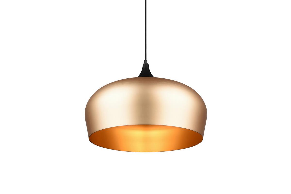 Hängeleuchte Chiron H: 150 cm 1-Flammig, Messingfarben Matt - Messingfarben, LIFESTYLE, Metall (45/150cm) - Trio Leuchten