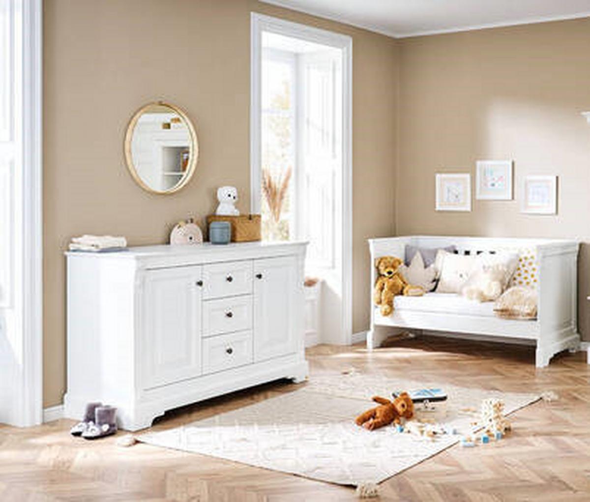 Babyzimmer 093467xw Emilia - Weiß, Trend, Holzwerkstoff - Pinolino