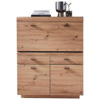 Sekretär Madera II 40a6hh28 - Graphitfarben/Eiche Artisan, MODERN, Holzwerkstoff (98/124/40cm) - Livetastic