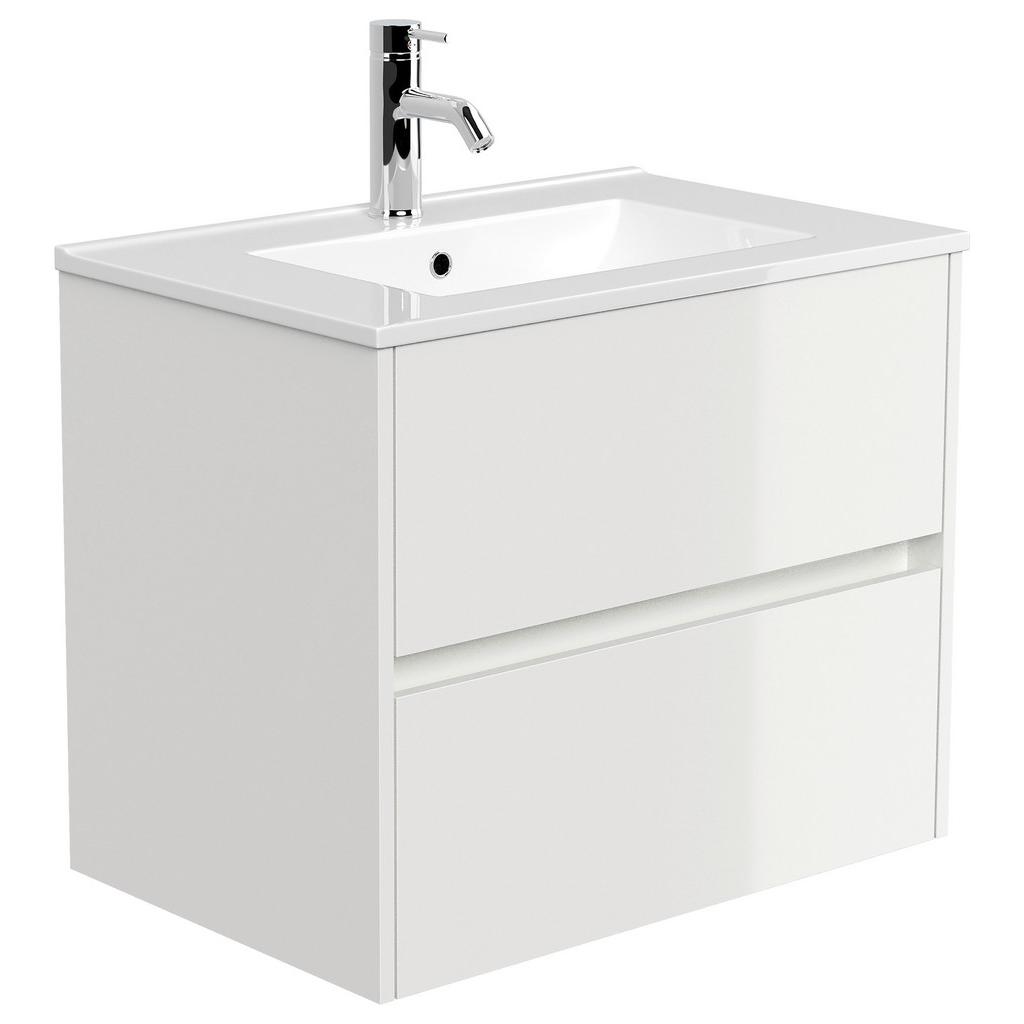 Waschtischkombi Limes Weiß Hg B: 71 Cm