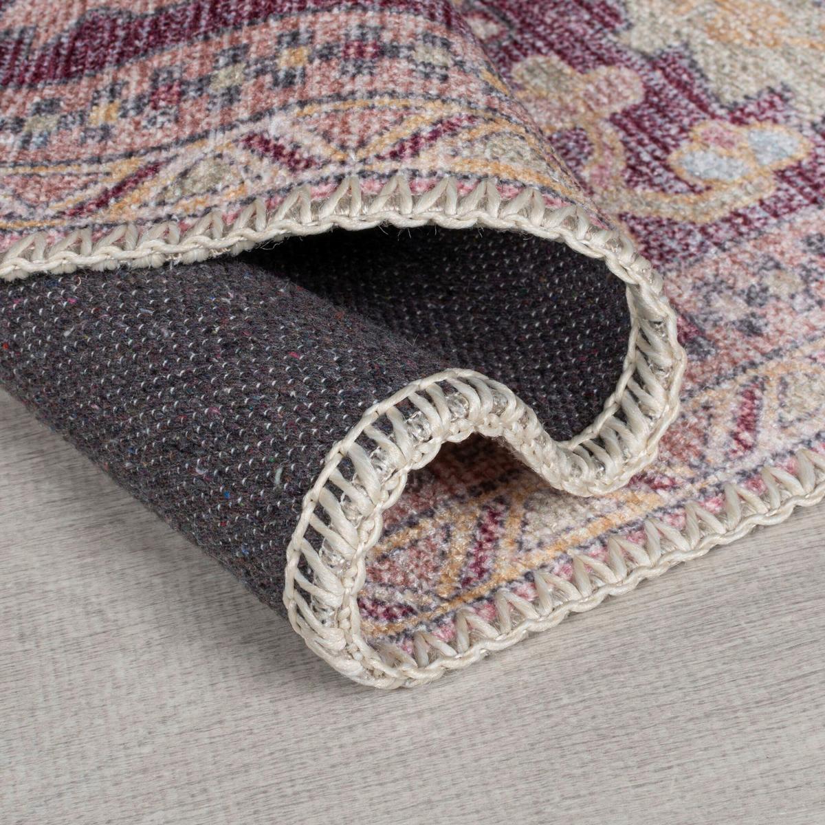 Flachwebteppich Windsor Traditional P 120x170 - Pink, Basics, Textil (120/170cm)