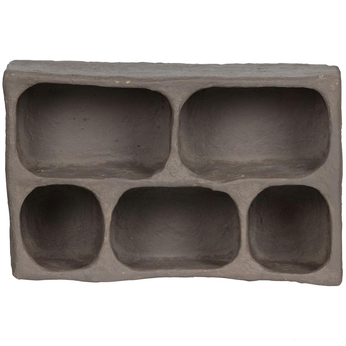 WANDREGAL Clay Grau B: 45cm - Grau, Design, Papier (45/70/23cm) - Livetastic