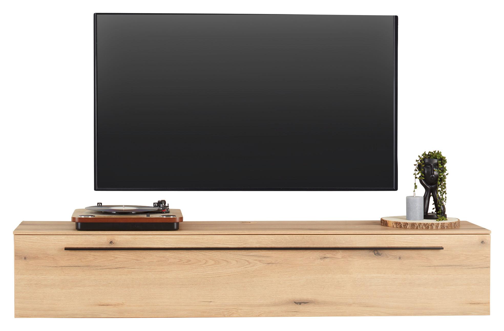Tv-element Mateo - Eichefarben, MODERN, Holzwerkstoff/Kunststoff (180/41/40cm)
