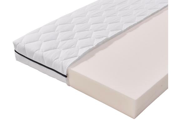 Komfortschaummatratze Base H3 90x200 - Weiß, MODERN, Textil (200/90cm) - Livetastic Komfortschaummatratze Base H3 90x200 - Weiß, MODERN, Textil (200/90cm) - Livetastic