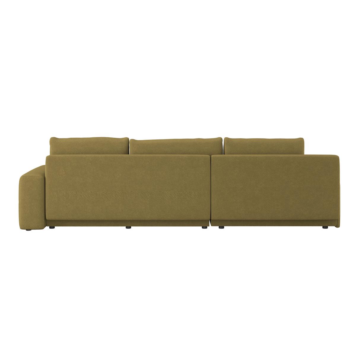 Ecksofa Adria Ocker S: 213x308 cm - Gelb, Trend, Textil (213/208cm) - Luca Bessoni