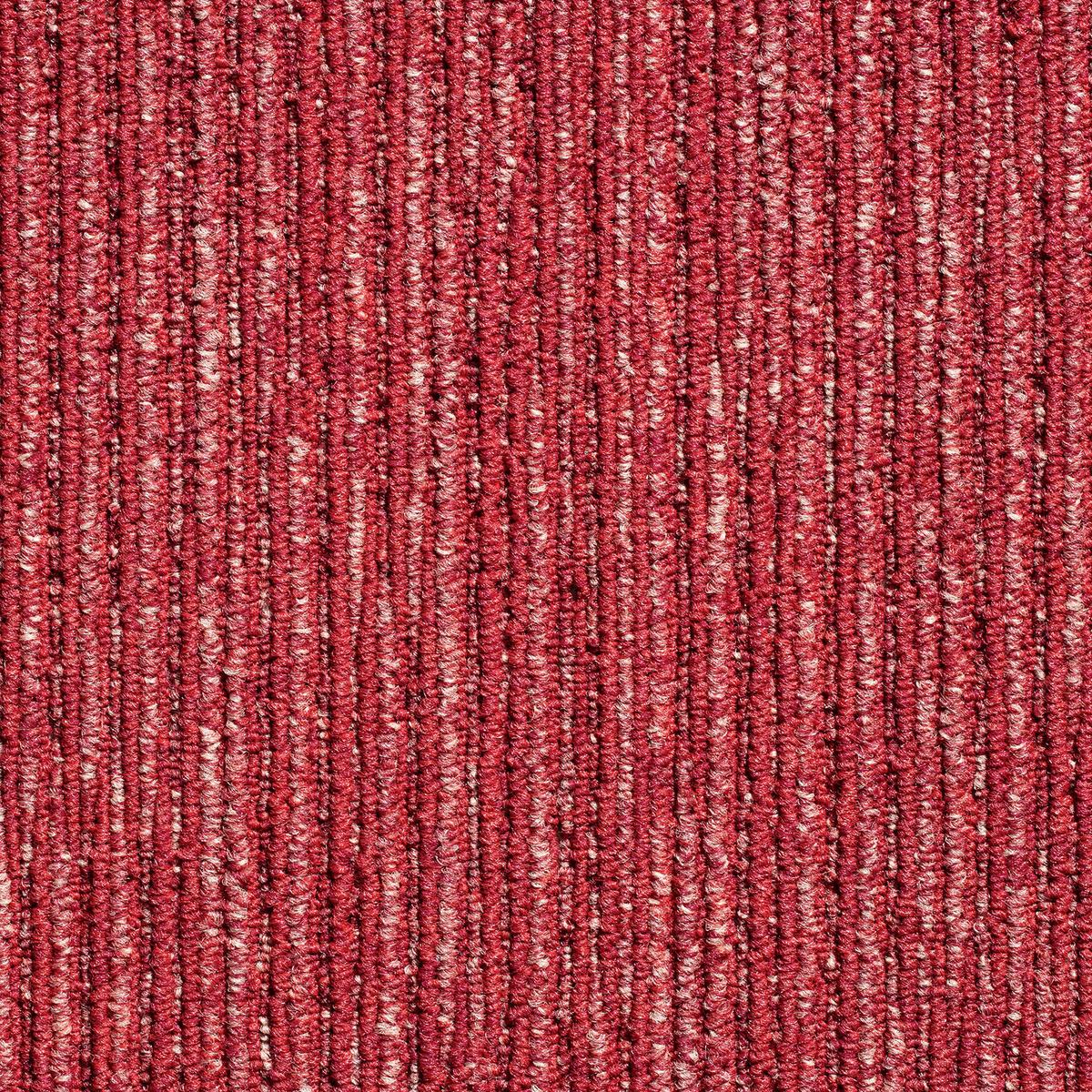 Teppichfliese Rot Ambition 50x50 cm Florhöhe 3 mm - Rot, Basics, Textil (50/50cm)