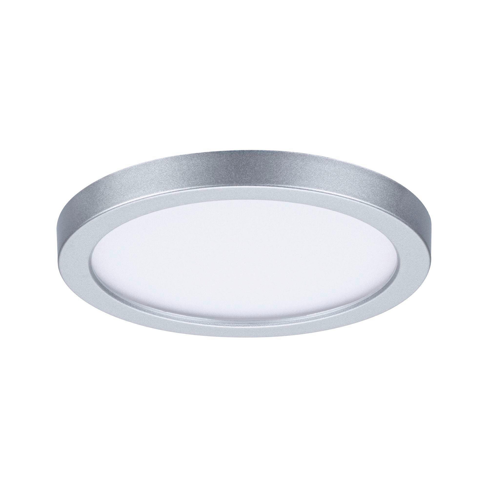 Led-paneel Ø 11,8 Cm Rund - Chromfarben, Design, Kunststoff (11,8/1,2cm) - Paulmann