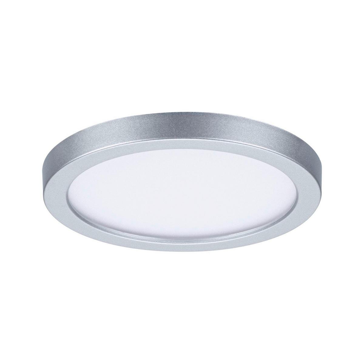 Led-paneel Ø 11,8 Cm Rund - Chromfarben, Design, Kunststoff (11,8/1,2cm) - Paulmann