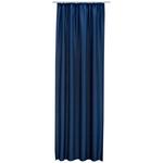 Vorhang mit Band Ben B: 135cm, Blau - Blau, KONVENTIONELL, Textil (135/245cm) - Ondega