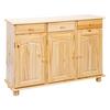 Kommode Echtholz B 130cm Abaco, Kiefer Naturfarben - Naturfarben, LIFESTYLE, Holz (130/87/43cm) - Livetastic