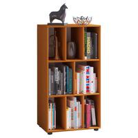Regál WOTINO, barvy buku - černá/barvy buku, Moderní, kompozitní dřevo/plast (60/114/40cm) - MID.YOU