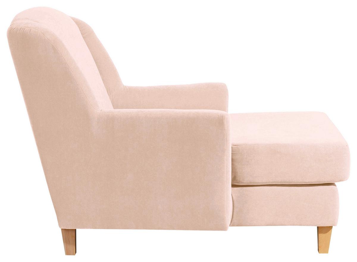 Big Sessel mit Armlehnen Judith Strukturgewebe Creme - Creme/Naturfarben, MODERN, Textil (136/107/142cm) - Max Winzer