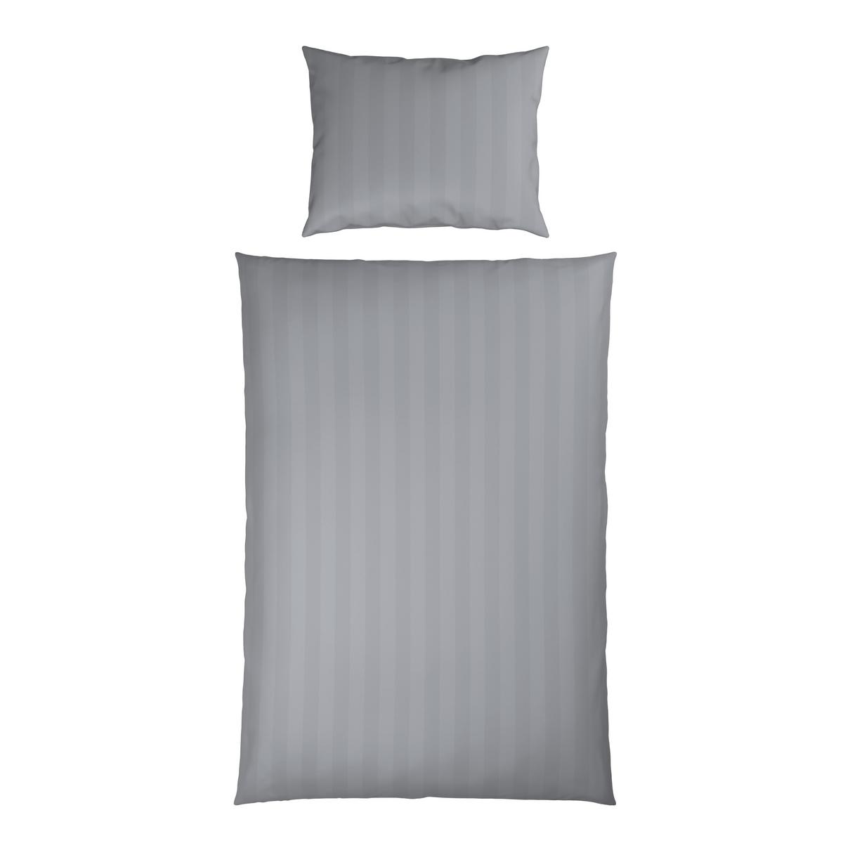 POVLEČENÍ XENIA STREIF - barvy stříbra, Moderní, textil (140/200cm) - Premium Living