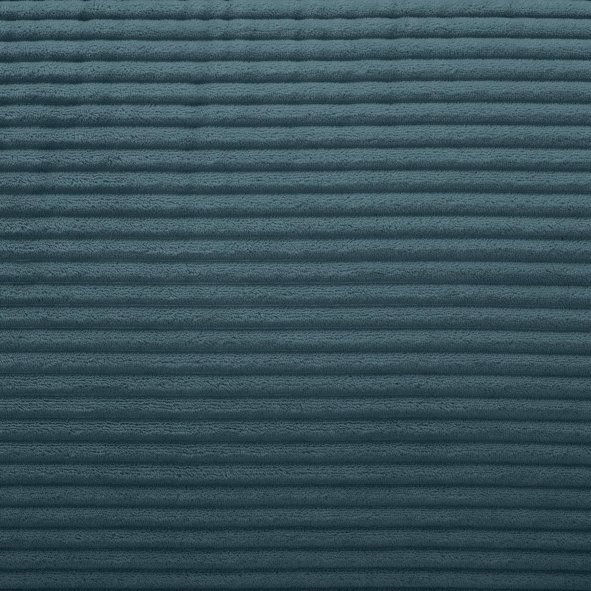 Ecksofa Pearl - Petrol/Schwarz, Design, Textil (196/303cm) - Livetastic