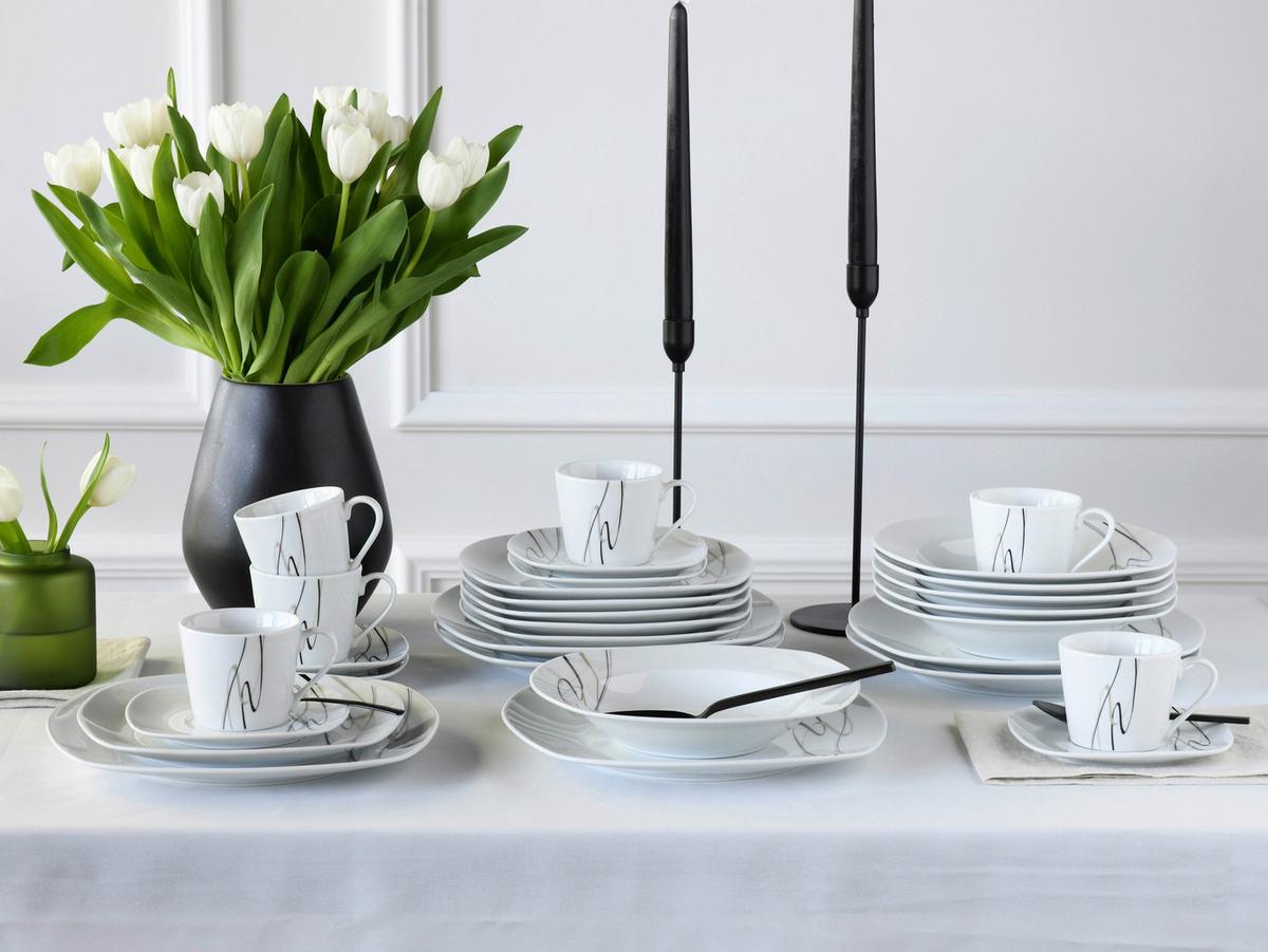 Kombinovaná souprava 30-dílná - Basics, keramika (35/29/33cm) - Creatable