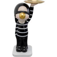 Príručný stolík BUBBLE BOY - viacfarebná/mosadzná, Modern, kov/plast (42/74/34cm) - Kare-Design