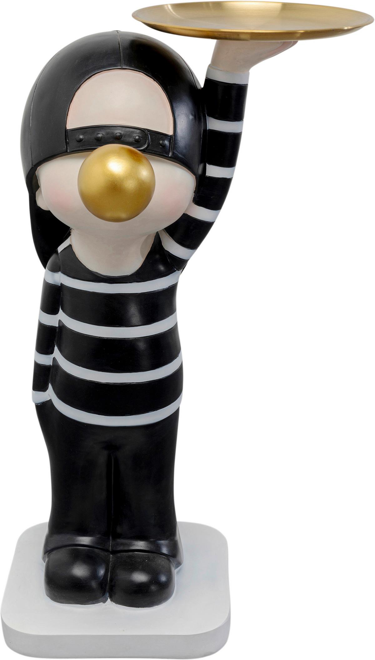 Príručný stolík BUBBLE BOY - viacfarebná/mosadzná, Modern, kov/plast (42/74/34cm) - Kare-Design