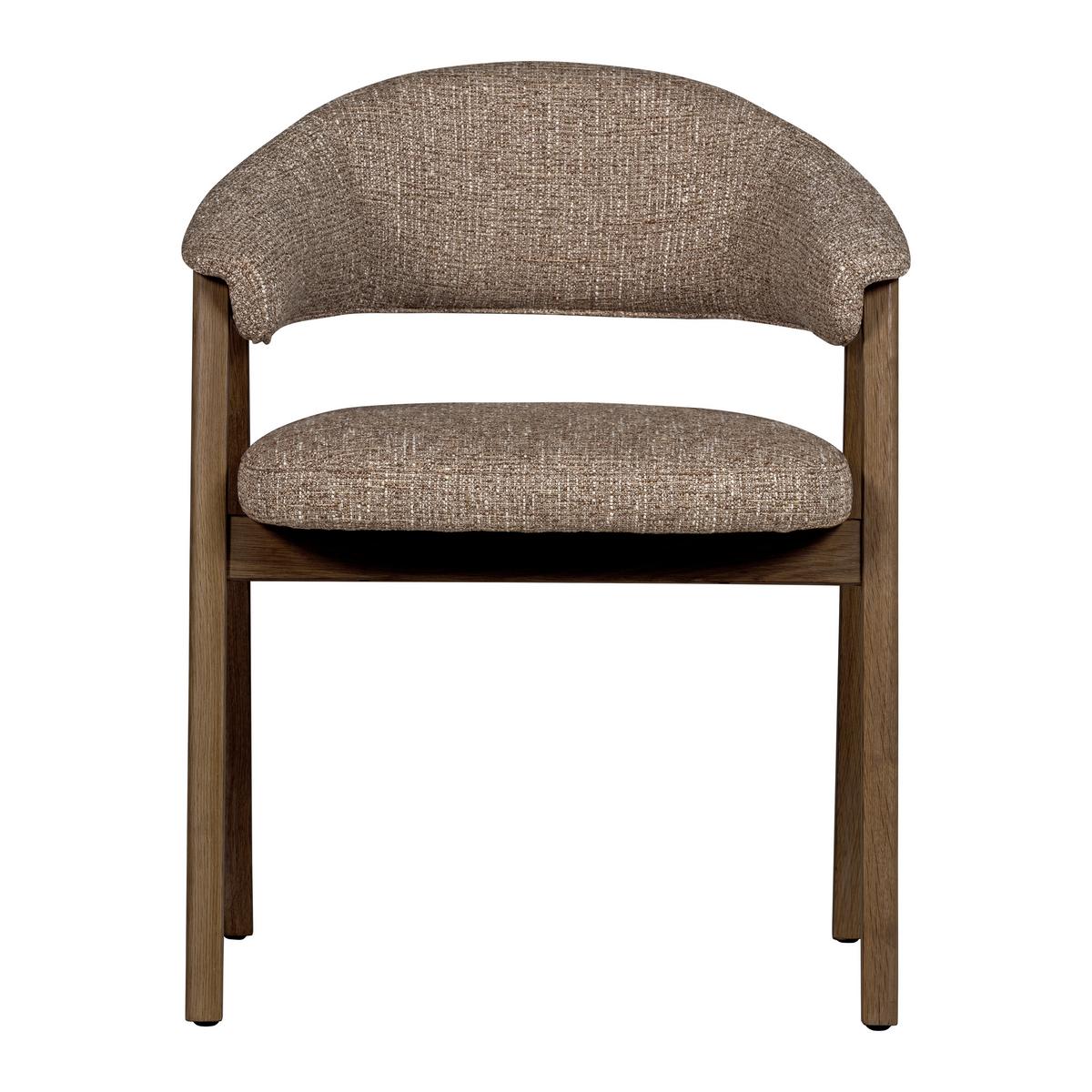 ARMLEHNSTUHL-SET Tunar Braun 2-teilig - Braun, MODERN, Holz/Textil (60/77/60cm) - Livetastic