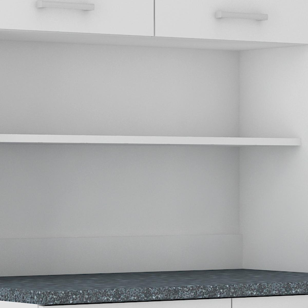 Anrichte Maria B: 100 Cm Weiß/graphit 4-Türig Modern - Graphitfarben/Weiß, KONVENTIONELL, Holzwerkstoff (100/200/60cm)