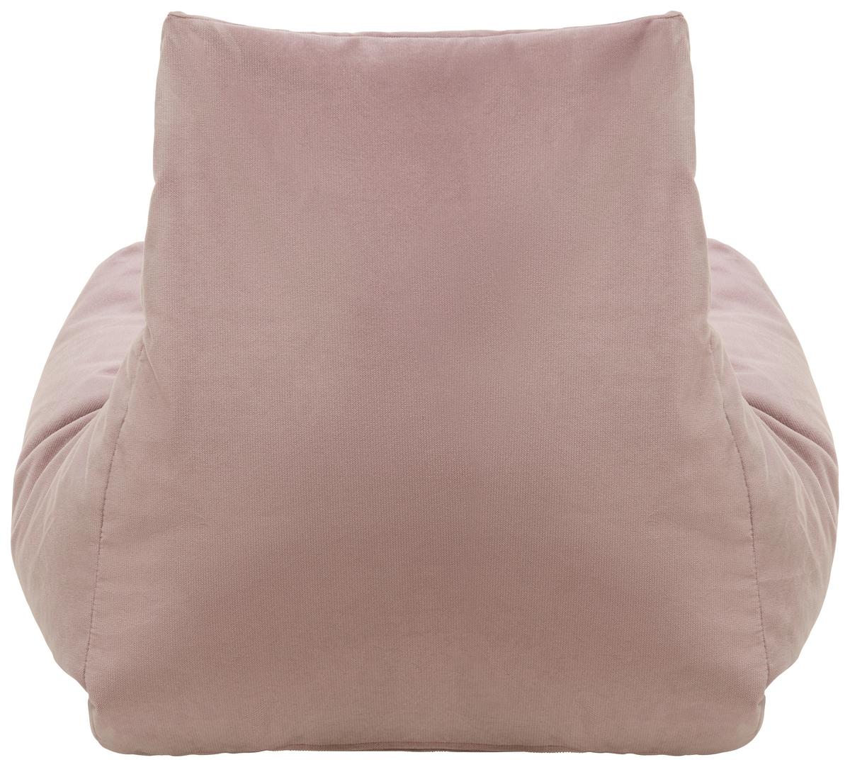 Sedací vak růžový - růžová, textil (70/55/70cm) - Modern Living