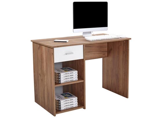 Schreibtisch Kubek 2 - Dunkelbraun, MODERN, Holzwerkstoff (110/75/50cm) Schreibtisch Kubek 2 - Dunkelbraun, MODERN, Holzwerkstoff (110/75/50cm)
