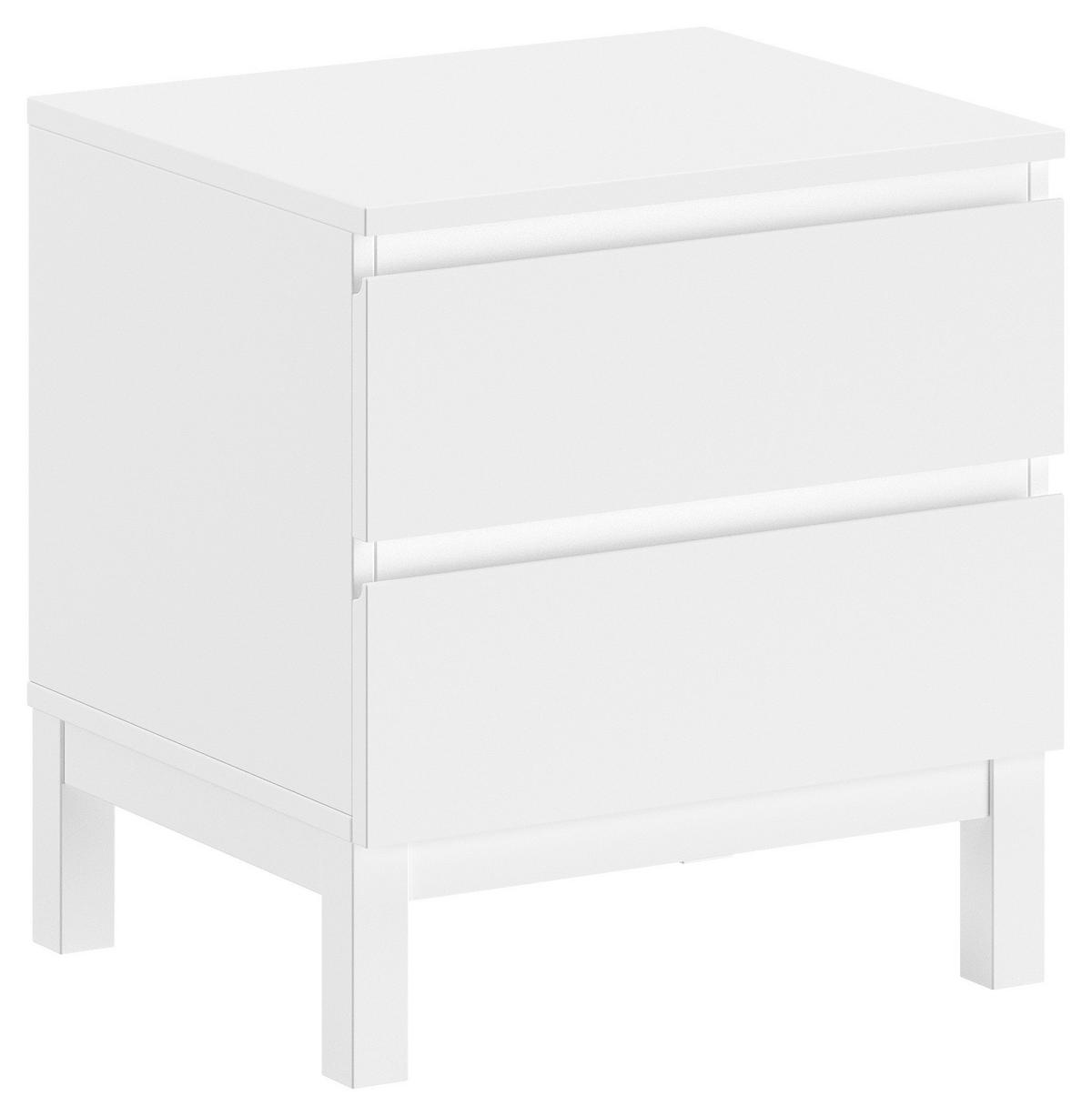 EINZELZIMMER Eva Weiß 3-Teilig - Weiß, MODERN, Holz/Holzwerkstoff - Vipack