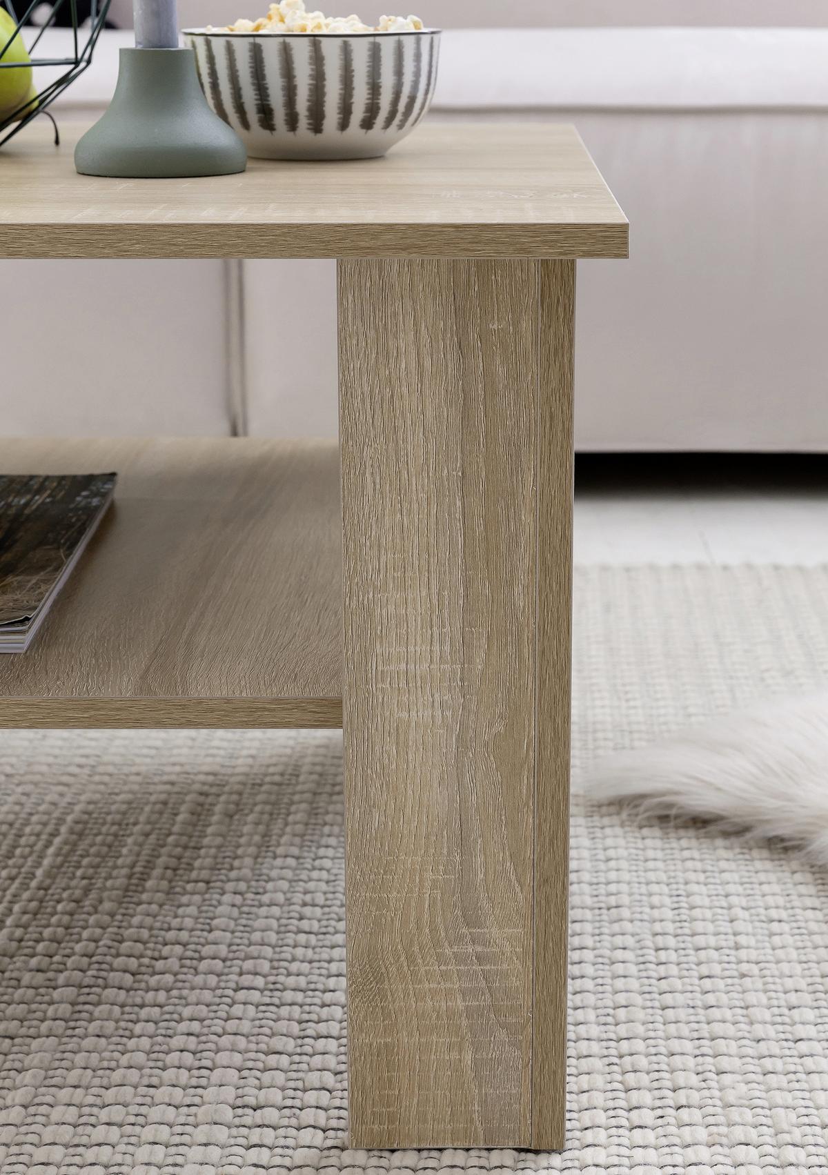 Dohányzóasztal Mid.you - tölgyfa színű, Konventionell, faalapú anyag (60/60/42cm) - MID.YOU