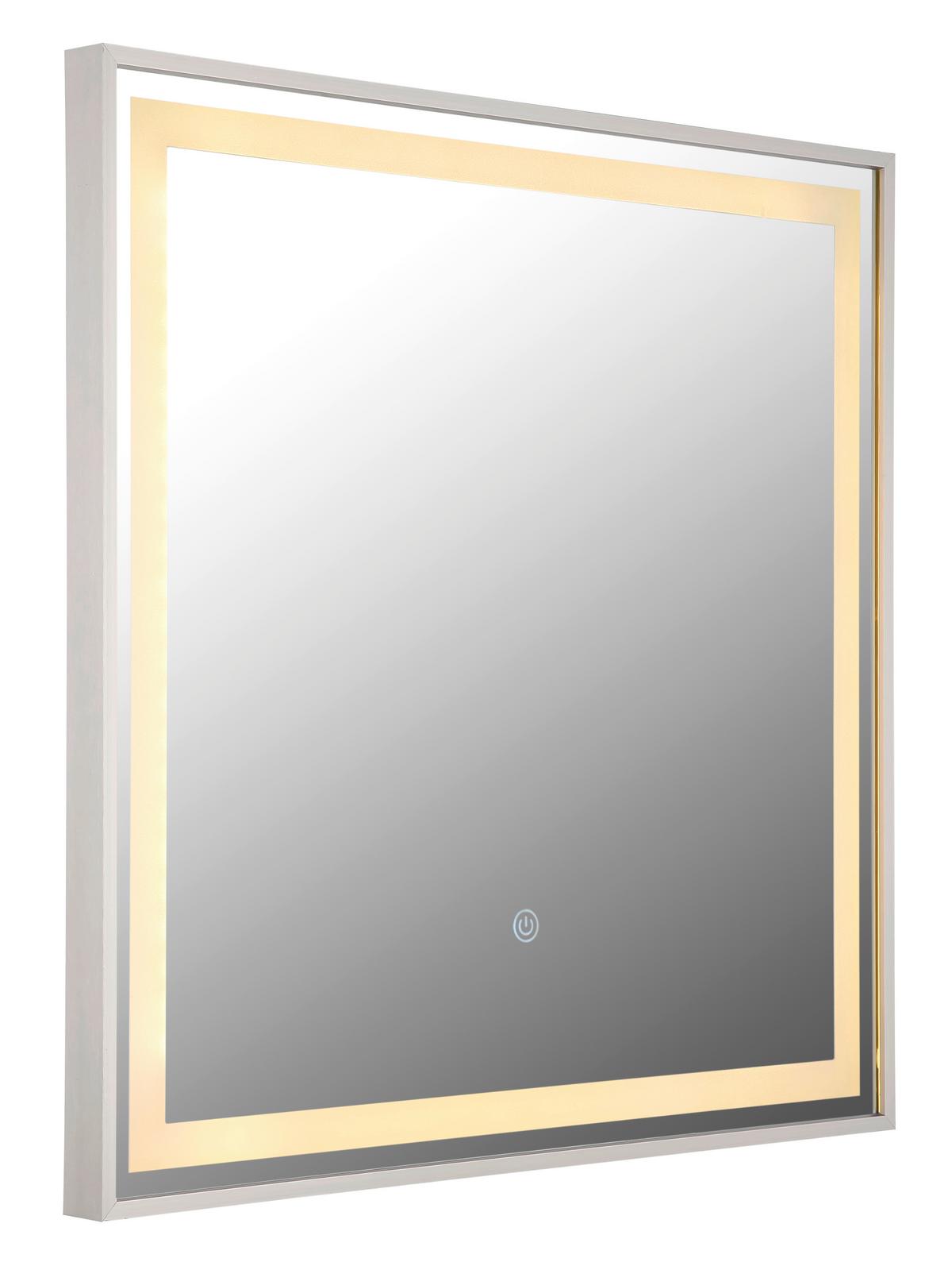 Leuchtspiegel 84037 - Basics, Glas/Kunststoff (50/50/2,8cm) - Globo
