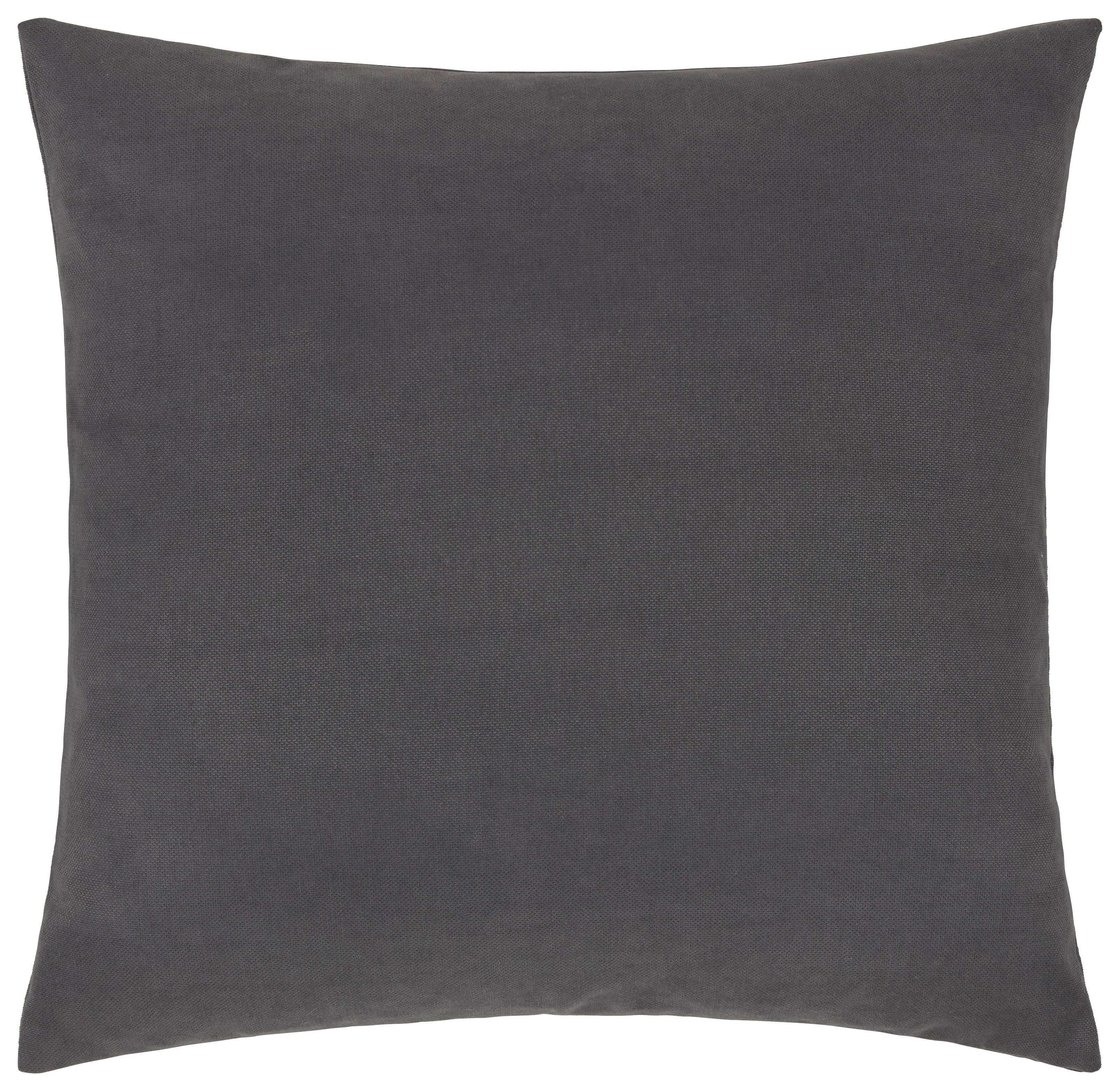 Dekorační polštář Lexi, 45/45cm, antracitová - antracitová, Moderní, textil (45/45cm) - Modern Living