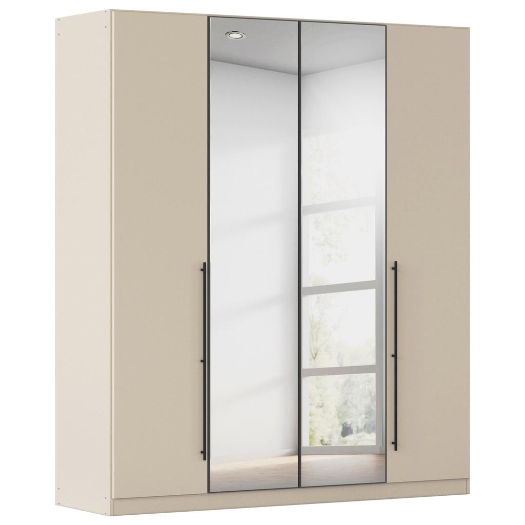 Kleiderschrank Safari mit Spg. Grau/Champagner B: 181cm