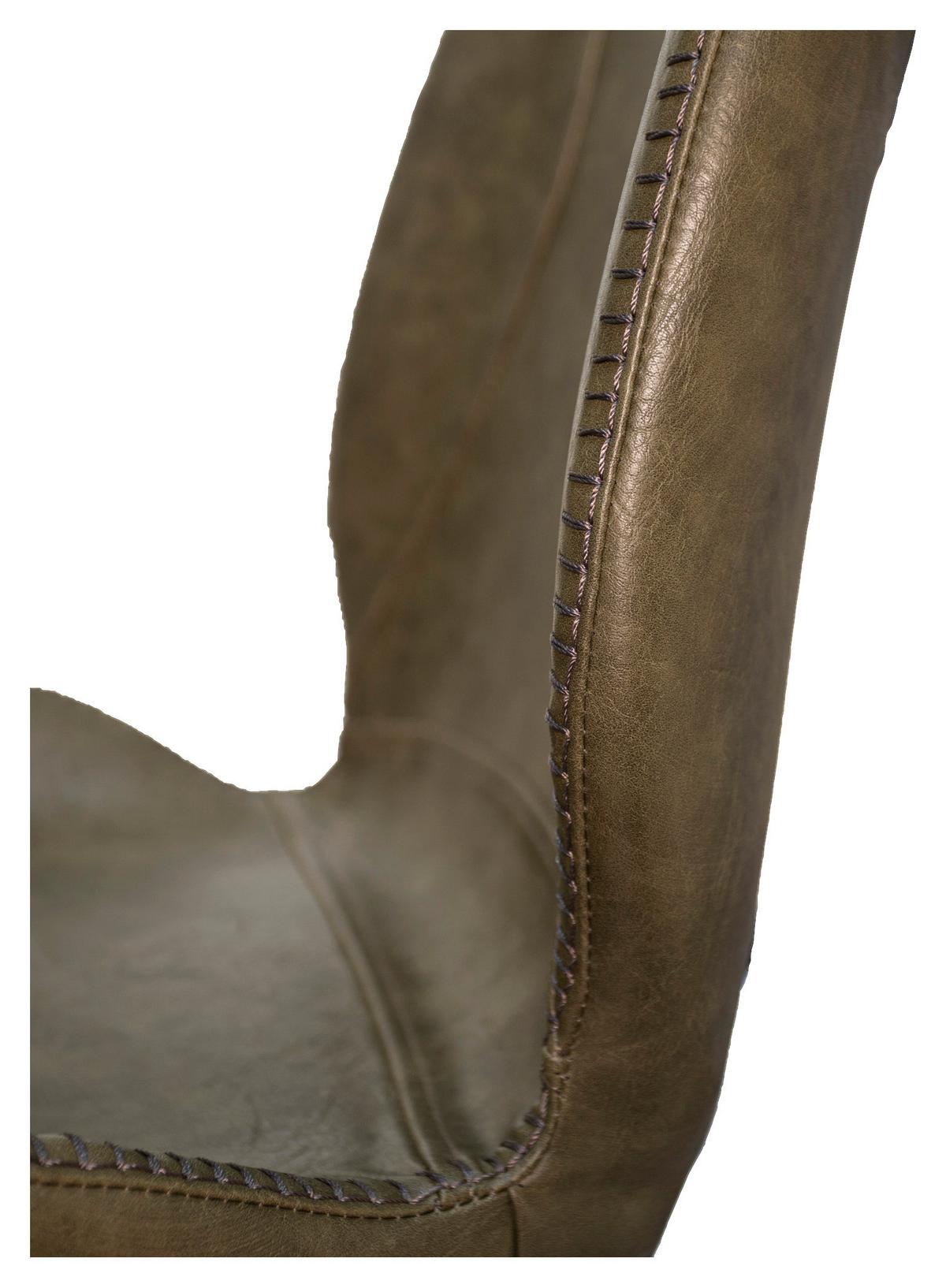 Barhocker-Set Barron - Schwarz/Grün, KONVENTIONELL, Kunststoff/Textil (47/99/55cm) - MID.YOU