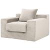 Sessel Astra Beige B: 106 cm - Beige, Design, Textil (106/60/100cm) - P & B