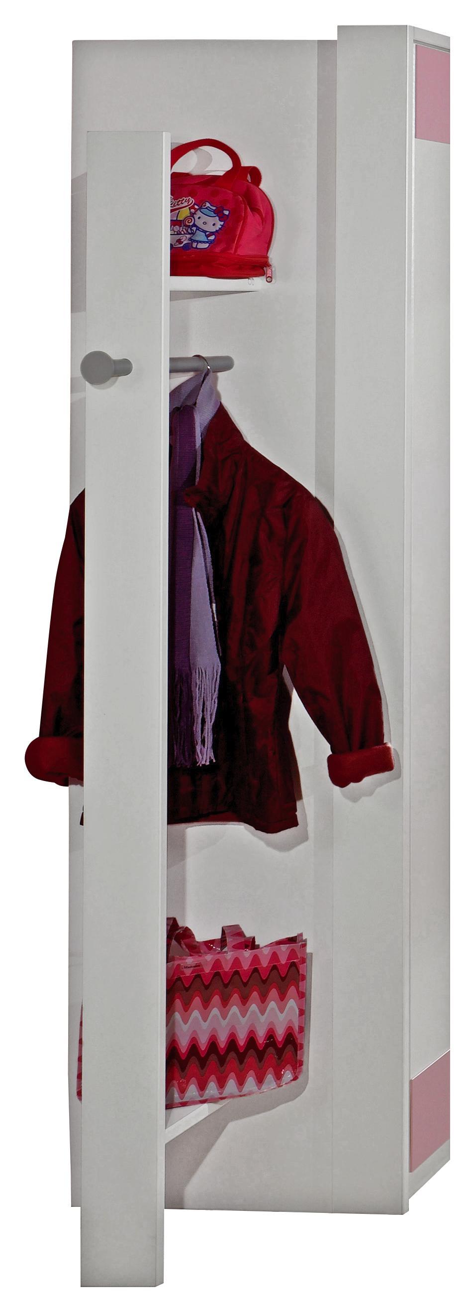 Garderobenleiste Cindy B: ca. 32 cm - Weiß, Holzwerkstoff (32/179/12cm) - Xora