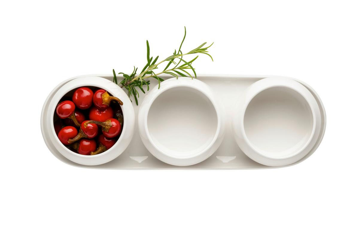 Snackschalenset Taya 4-teilig Porzellan, Weiß, - Weiß, Basics, Keramik - Mäser