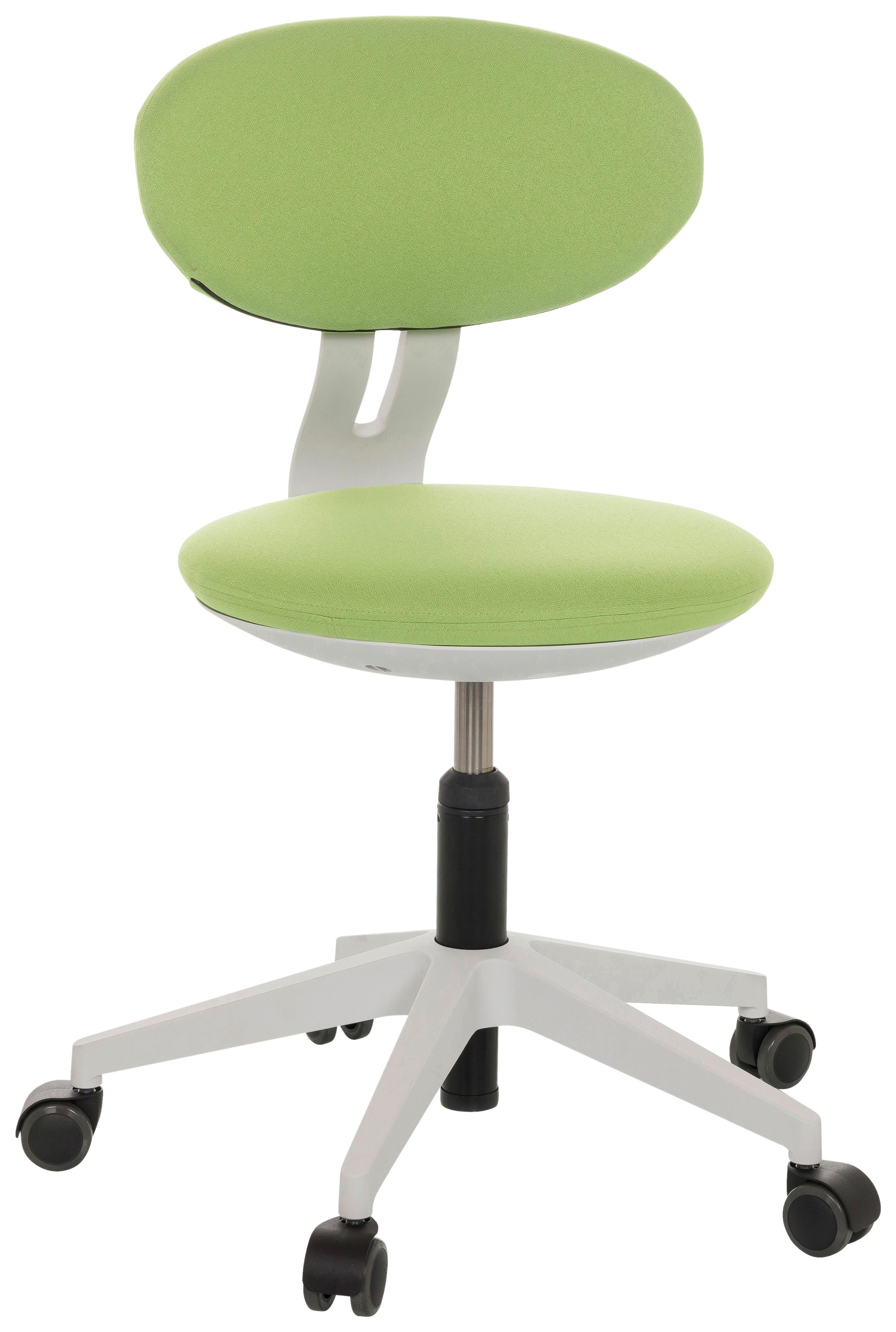 Jugenddrehstuhl Minimovo - Weiß/Grau, Basics, Kunststoff/Textil (42/66-87/52cm) - MID.YOU