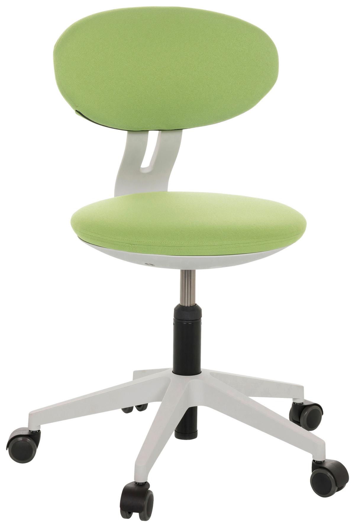 Jugenddrehstuhl Minimovo - Weiß/Grau, Basics, Kunststoff/Textil (42/66-87/52cm) - MID.YOU